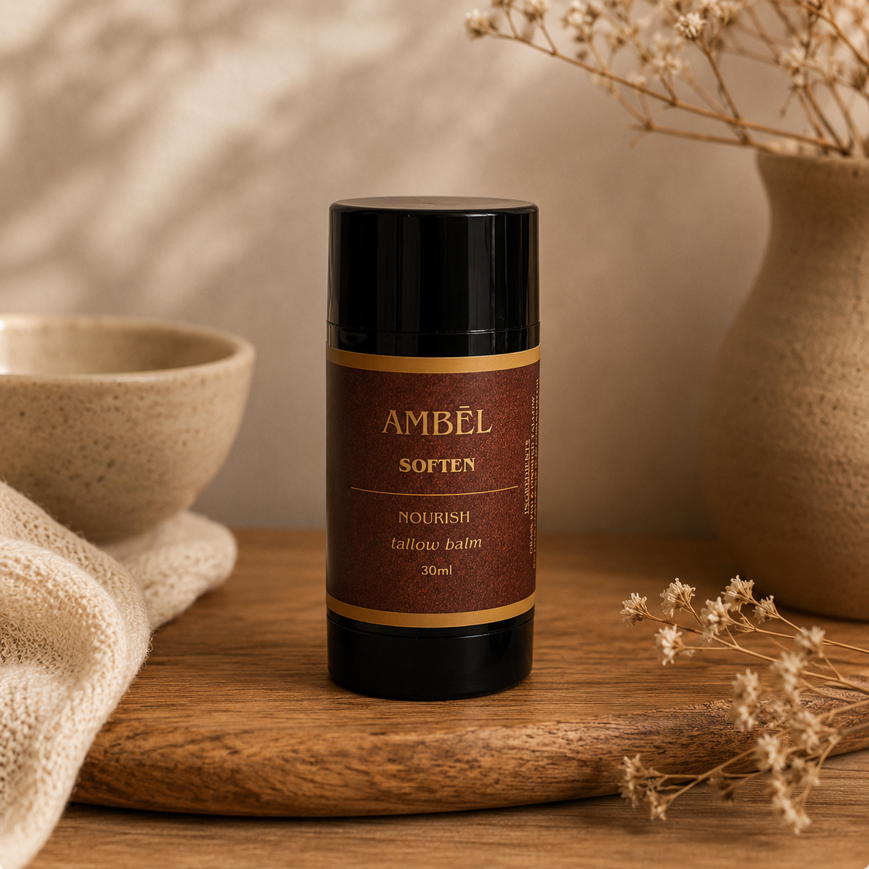 Soften | Daytime Tallow Balm Stick for Dry Feeling Skin